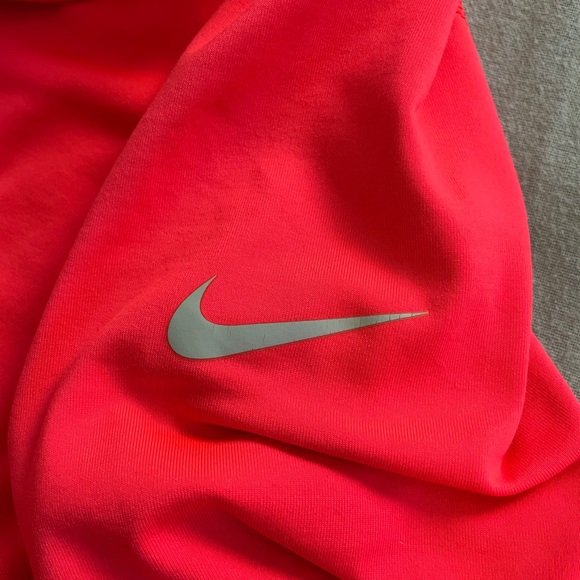 Orange Nike pull over hooded sweatshirt - Picture 4 of 5